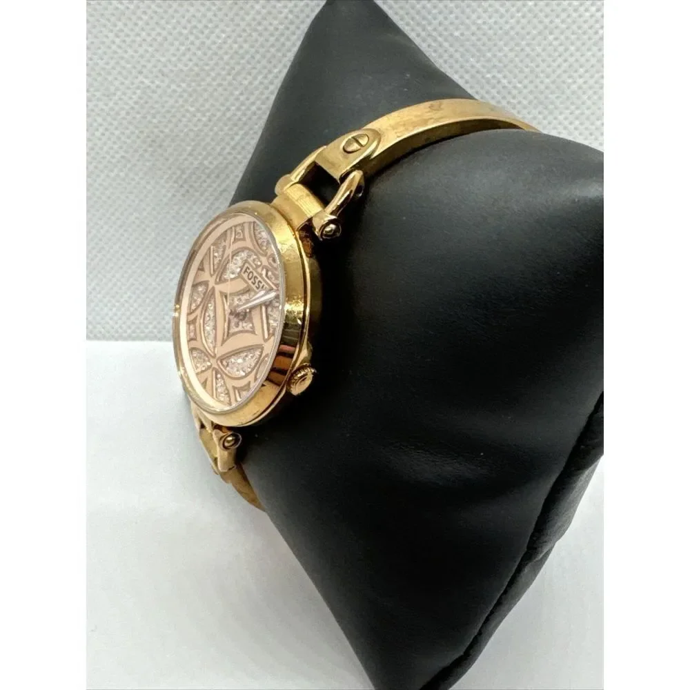 Fossil ES3422 Women's Rose Gold Stainless Steel Analog Dial Quartz Watch JNA337